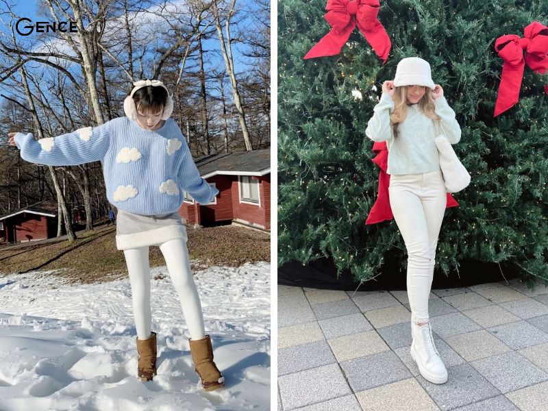 Theo đuổi phong cách soft girl với sweater