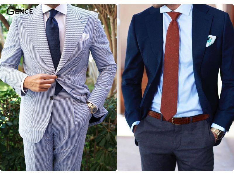 Style đi ăn cưới cho nam kết hợp cùng cà vạt