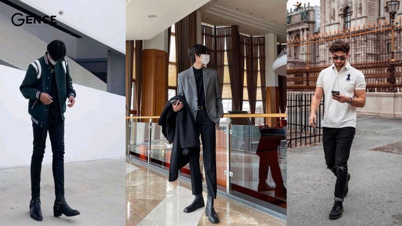 Sự cân đối của chelsea boot nam rất quan trọng