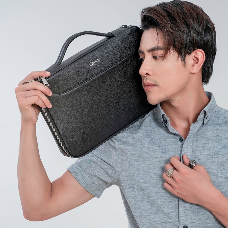Sử dụng cặp da công sở CDT07 để trở thành đàn ông thế hệ mới