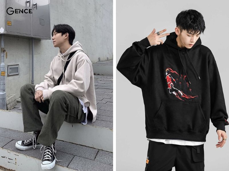 Sweater cùng quần ống rộng sành điệu