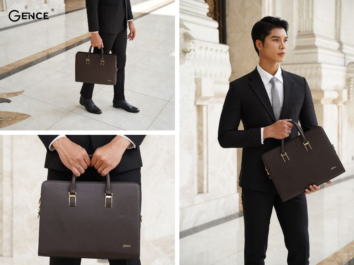 Tặng cặp da cao cấp Gence cho nhân viên vào dịp Tết