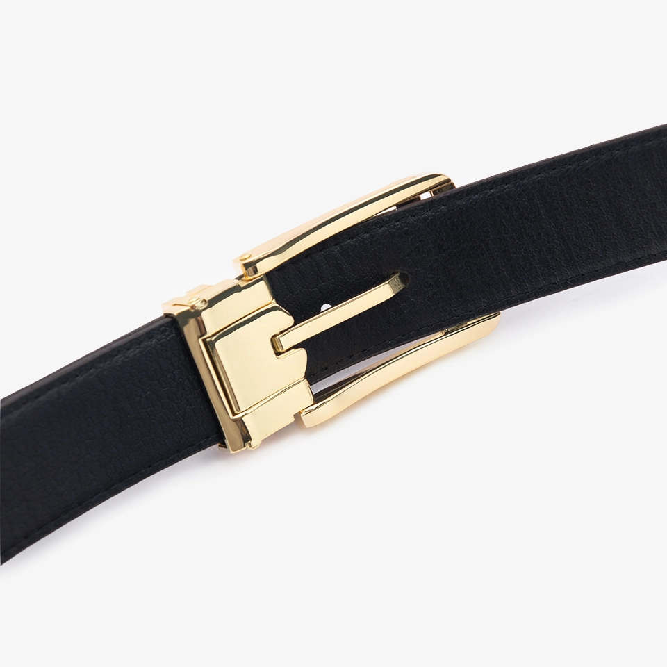 Thắt lưng da LG42 màu vàng có thể kết hợp với nhiều loại trang phục