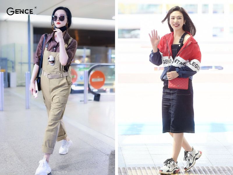 Yếm là item không tồi khi diện ra sân bay