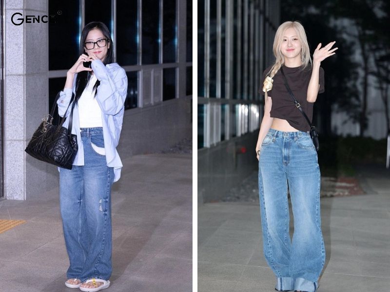 Thoải mái di chuyển với quần ống rộng