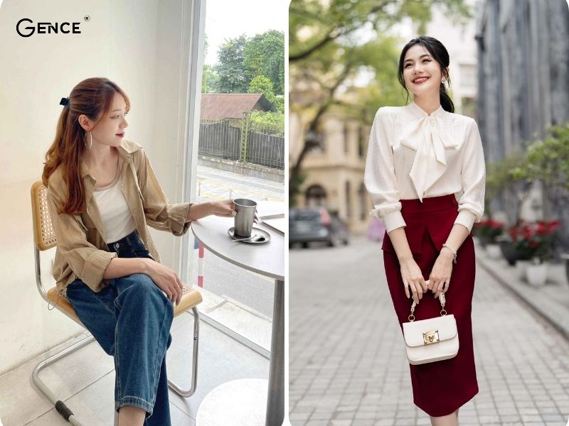 Áo sơ mi Lamia Design phối được nhiều phong cách khác nhau