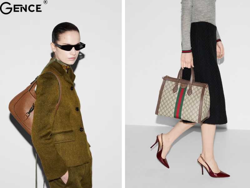 Túi xách nữ Gucci với thiết kế cổ điển tạo nên vẻ ngoài thanh lịch