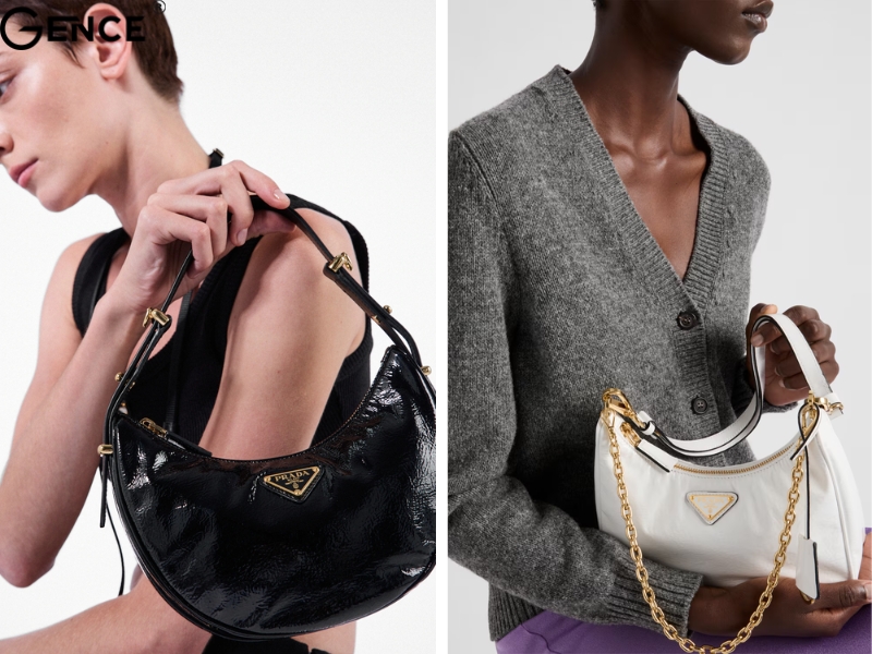 Mẫu túi của Prada sở hữu có thiết kế tinh tế