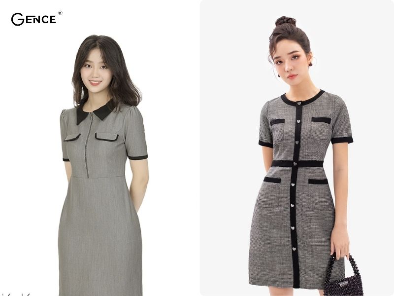 Đầm công sở phù hợp cho chị em mặc đi phỏng vấn