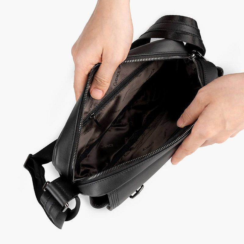 Túi chéo nam đẹp TD15 Gence có nhiều ngăn chứa rộng rãi