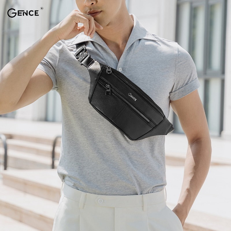 Thiết kế ôm sát của túi đeo chéo TZ01 Gence thể hiện vẻ đẹp hình thể