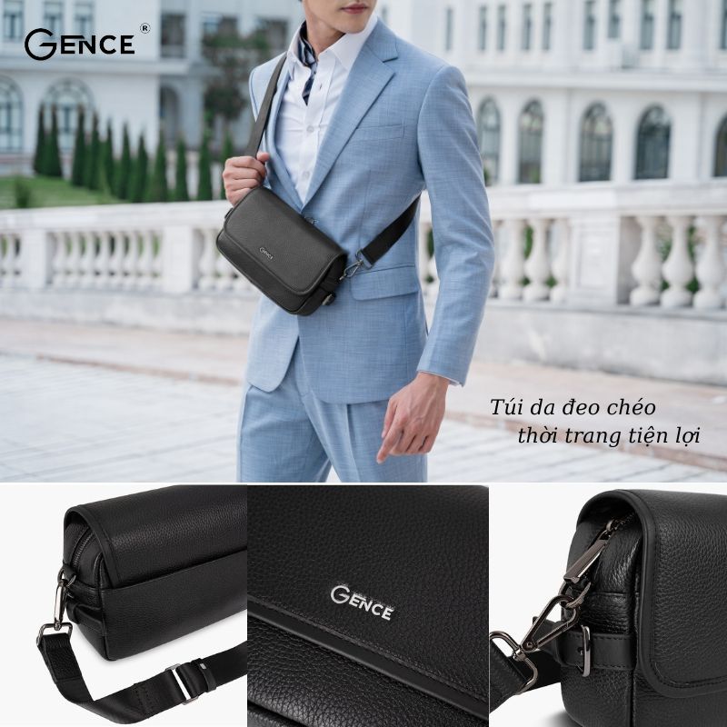 Từng chi tiết túi messenger được chăm chút cẩn thận