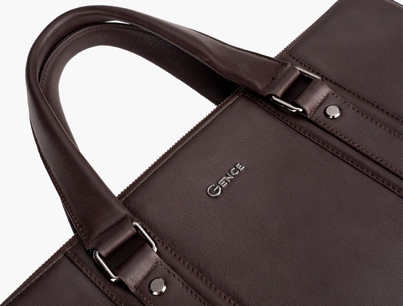 Túi xách laptop nam Gence GCE23 chất liệu da swift  đẳng cấp, thời thượng