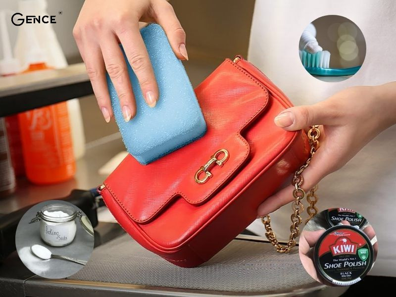 Các nguyên liệu an toàn để vệ sinh túi da