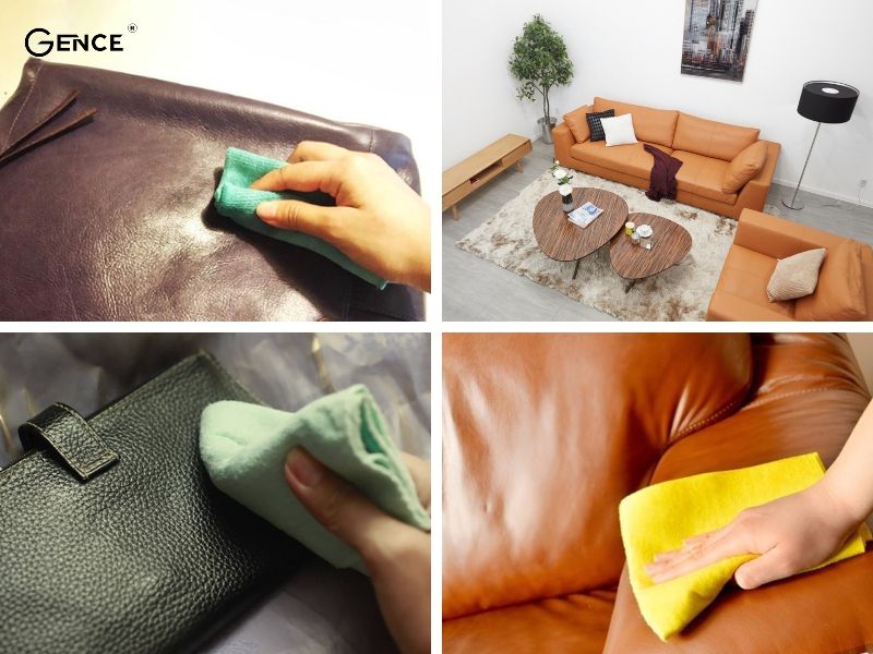 Vệ sinh sản phẩm làm từ da pu rất dễ dàng và nhanh chóng