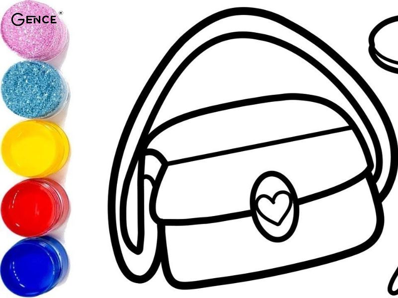 Hướng dẫn chi tiết cách vẽ trang trí túi xách