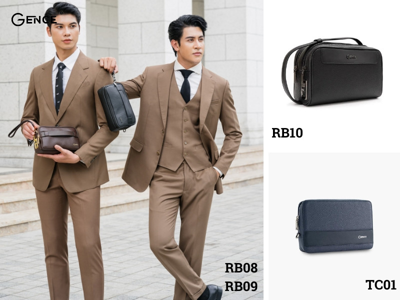 Ví cầm tay nam Gence thể hiện bản lĩnh giới mạnh