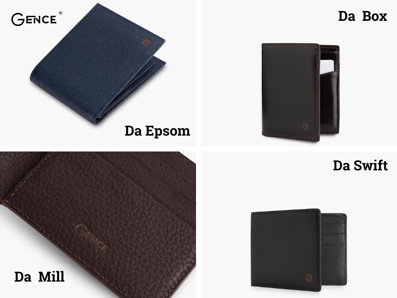 Da bò Italy là nguyên liệu gia công cho ví da nam