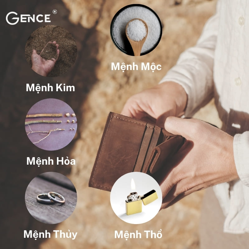 Ví mới mua về nên mang vật theo mệnh vào ví