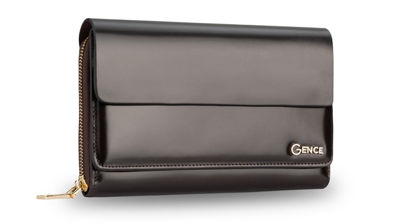 Ví nam cầm tay gence HT03 thiết kế công phu, tỉ mỉ từng chi tiết