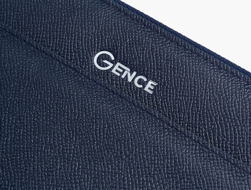Ví nam cầm tay gence HT19 da Epsom chống xước hiệu quả