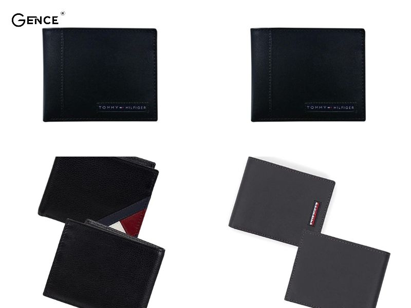  Ví nam Tommy Hilfiger màu trang nhã, có nhiều ngăn đựng