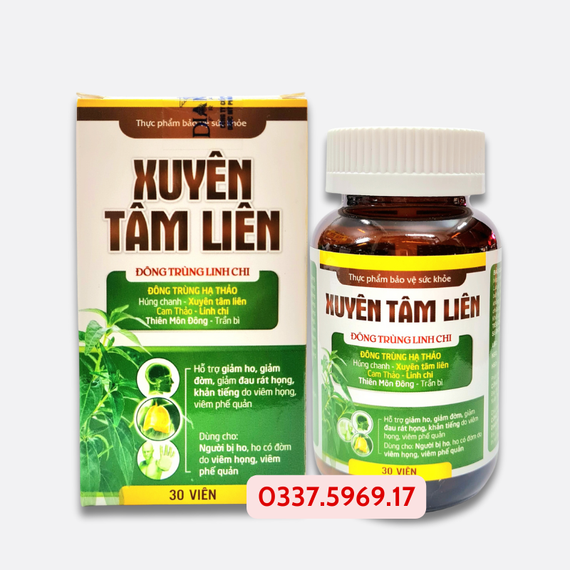 Viên Giảm Ho Xuyên Tâm Liên
