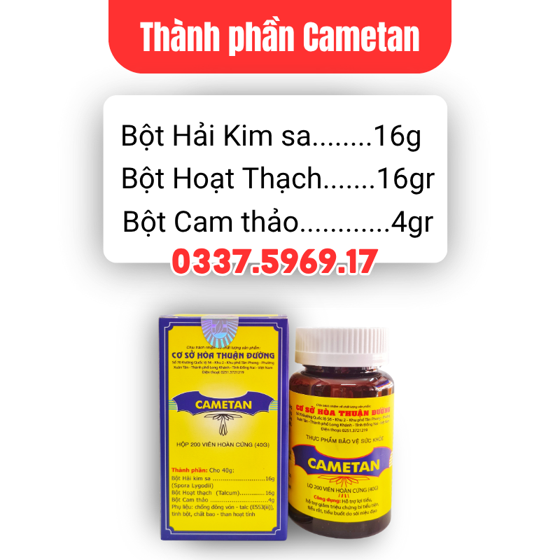 Thành phần cametan