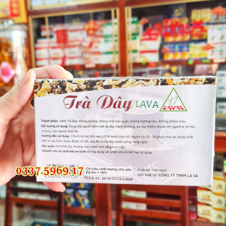 Trà Dây Lava Túi Lọc hổ trợ giảm trào ngược
