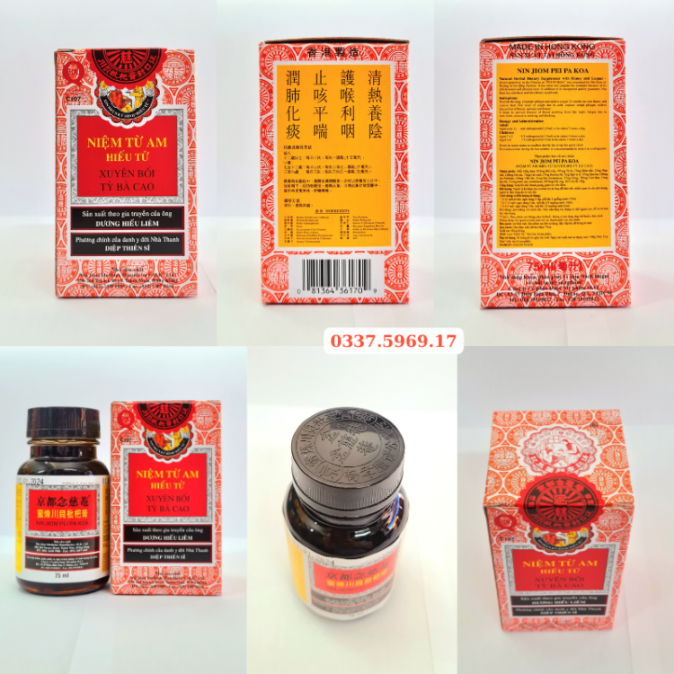 Niệm Từ Am Tỳ Bà Cao hổ trợ ho lâu ngày