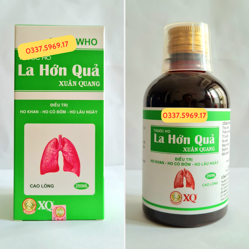 Siro ho La hán quả xuân quang giúp bổ phế giảm ho