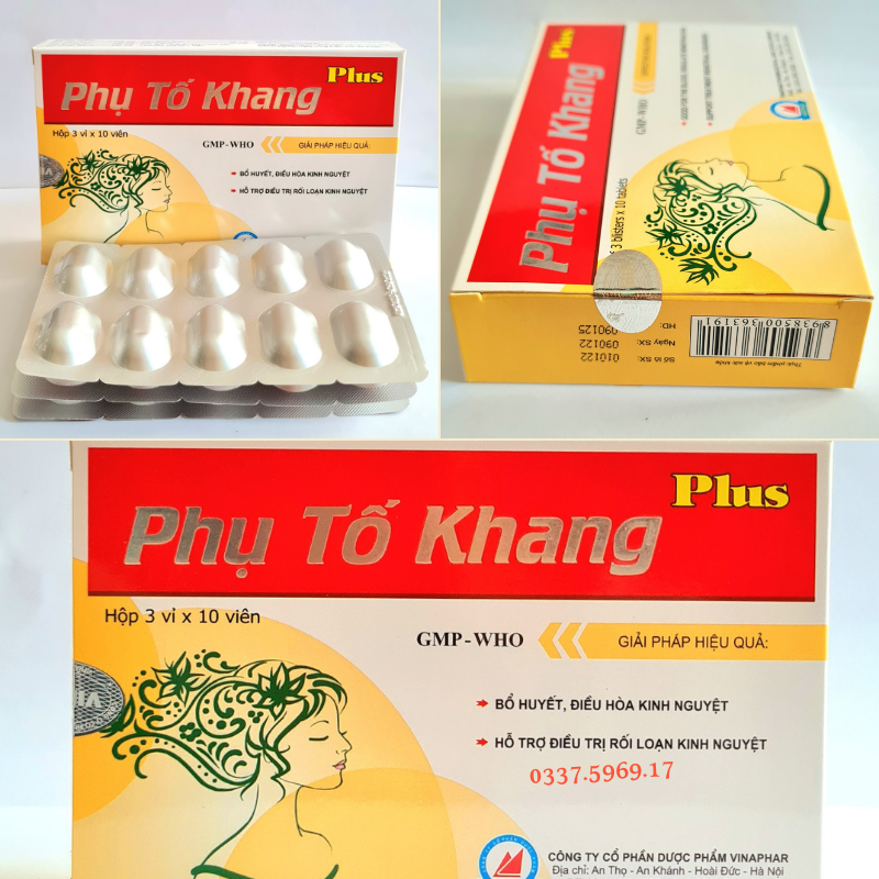 Phụ Tố Khang Plus hổ trợ rối loạn nội tiết tố