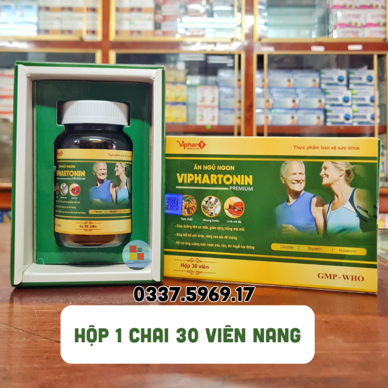 Viên ăn ngủ ngon Viphartonin giúp bồi bổ cơ thể