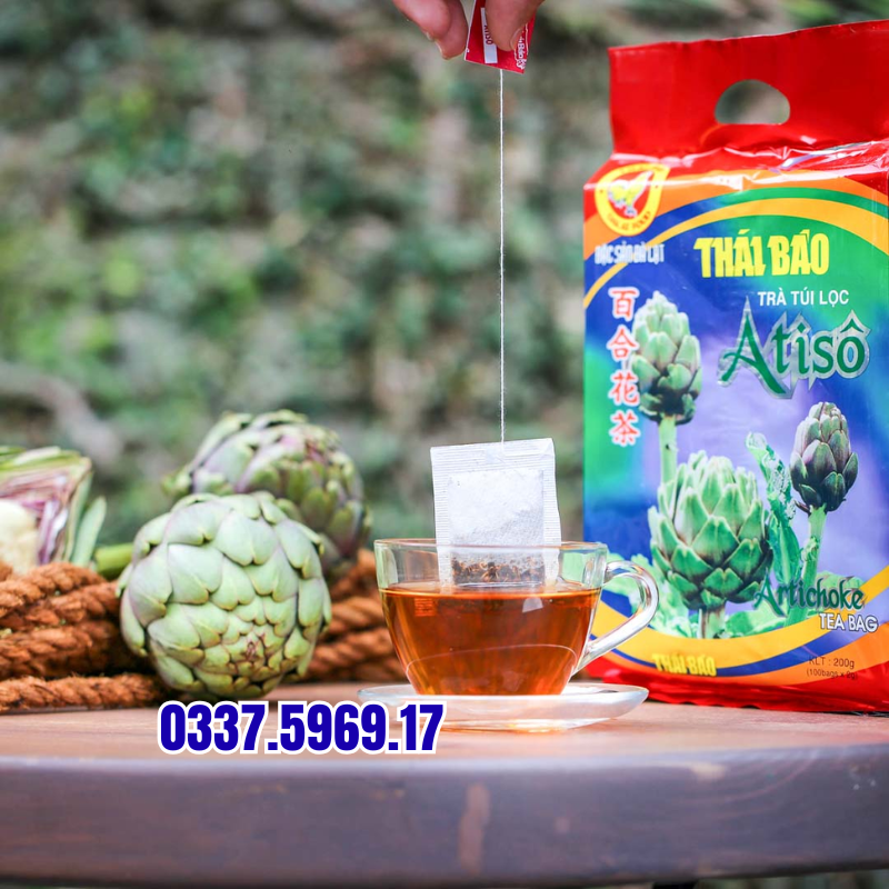 Trà Actiso Thái Bảo gói 100 túi lọc