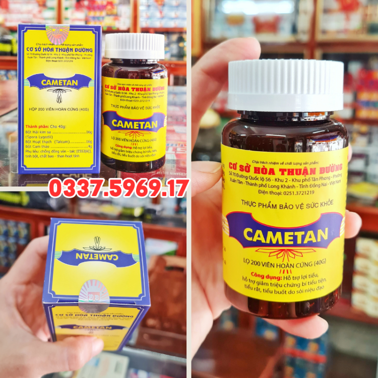 Viên tan sỏi Cametan có bán tại Nhà Thuốc Thái Hòa