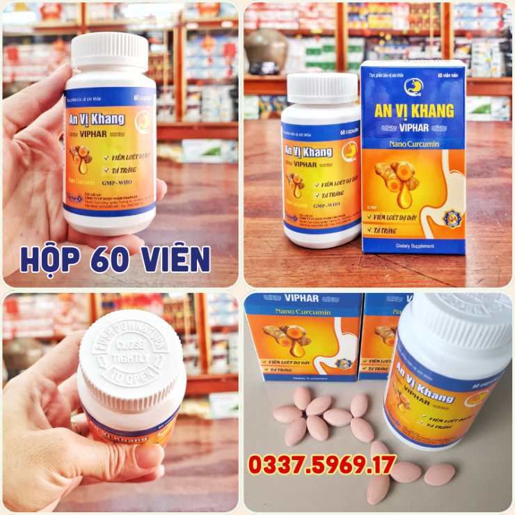 Viên An Vị Khang hổ trợ giảm trào ngược dạ dày