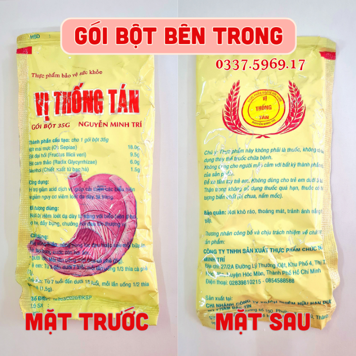 Vị thống tán giảm viêm loét dạ dày tá tràng