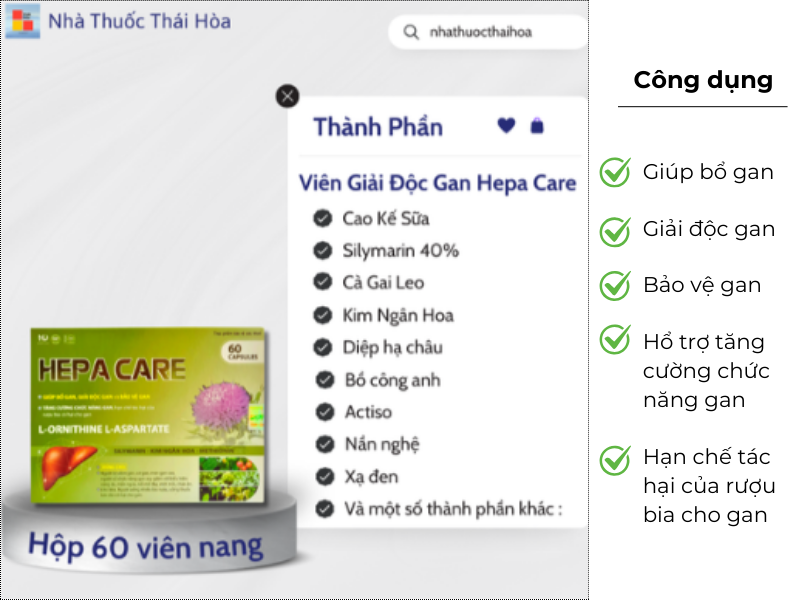 Viên Giải Độc Gan HEPA CARE