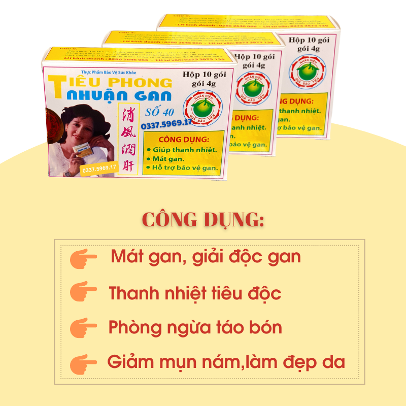 Tiêu phong nhuận gan chiết xuất từ thảo dược