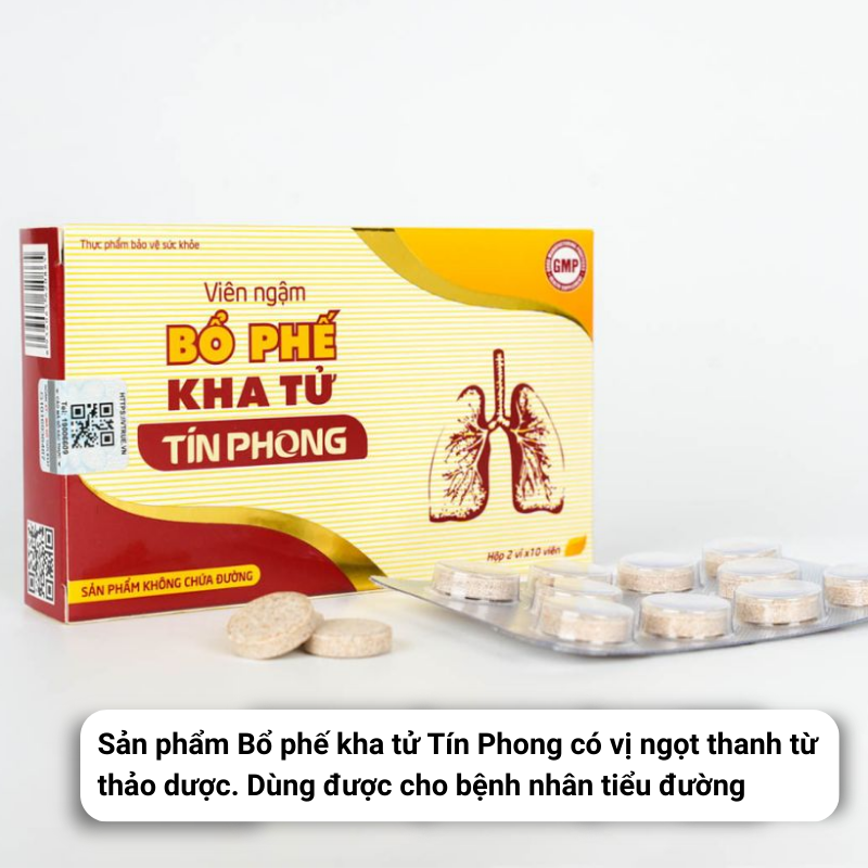 Viên ngậm không đường Kha tử Tín Phong 