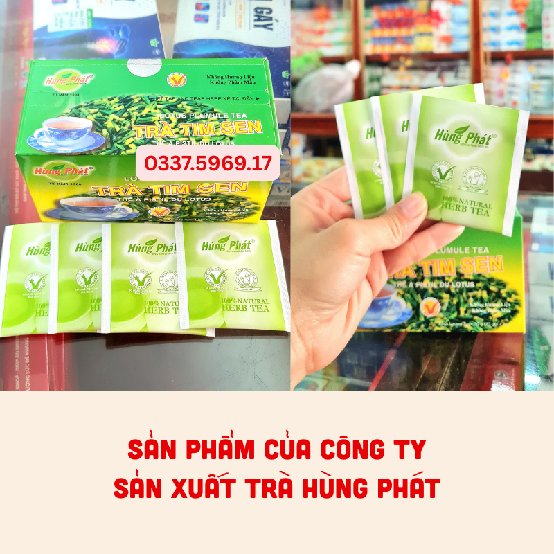 Trà Tim Sen Hùng Phát giúp dưỡng tâm an thần