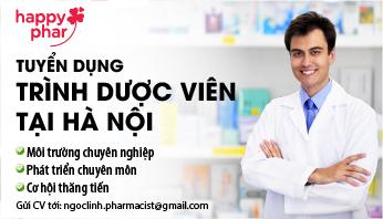 TUYỂN TRÌNH DƯỢC VIÊN - KHU VỰC HÀ NỘI