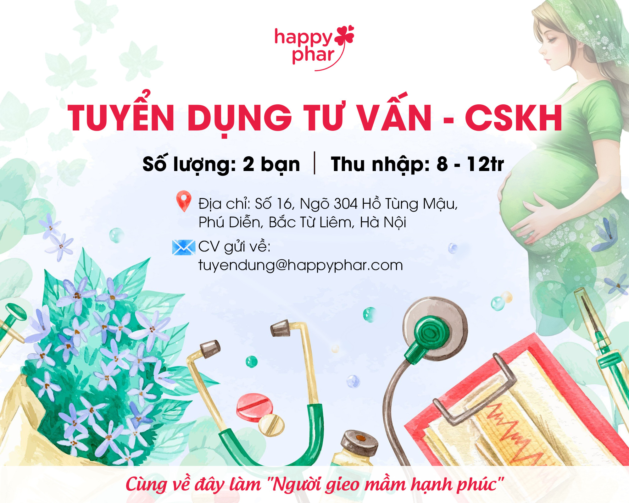 Tuyển dụng Tư vấn - CSKH - Tháng 2.2024