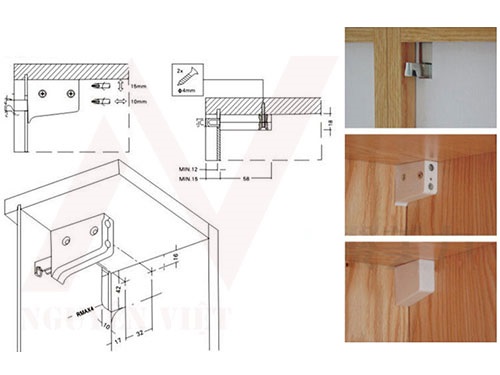 Cách lắp đặt bas treo tủ bếp