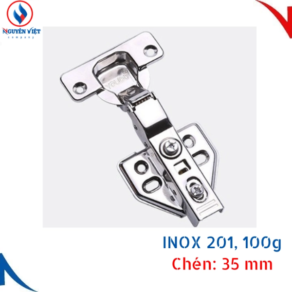 BẢN LỀ HƠI GIẢM CHẤN, CỐ ĐỊNH, INOX 201 NV-F35.120