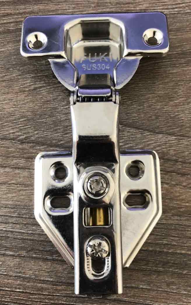 BẢN LỀ HƠI GIẢM CHẤN, CỐ ĐỊNH, INOX 304 NV-F.35.150