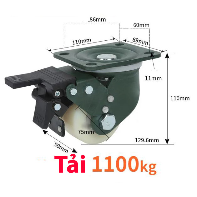 BÁNH XE CHỊU TẢI TRỌNG LỚN 3 – 5 TẤN