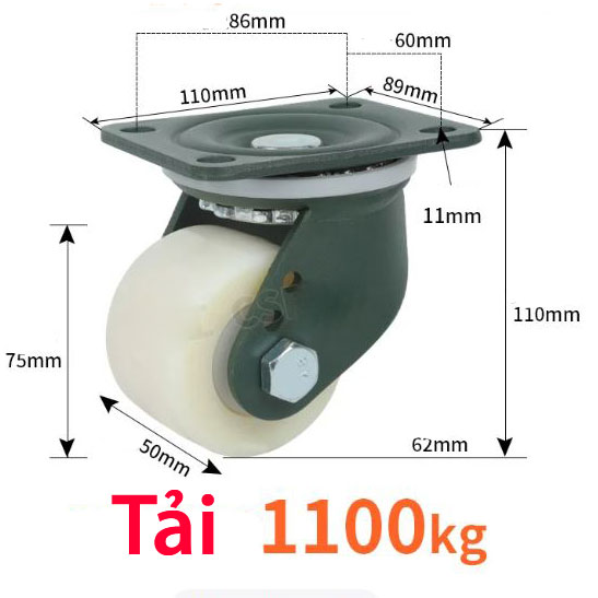 BÁNH XE CHỊU TẢI TRỌNG LỚN 3 – 5 TẤN
