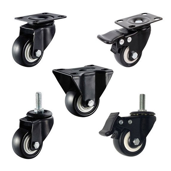 BÁNH XE ĐẨY BẰNG NHỰA PVC 40, 50, 65, 75mm