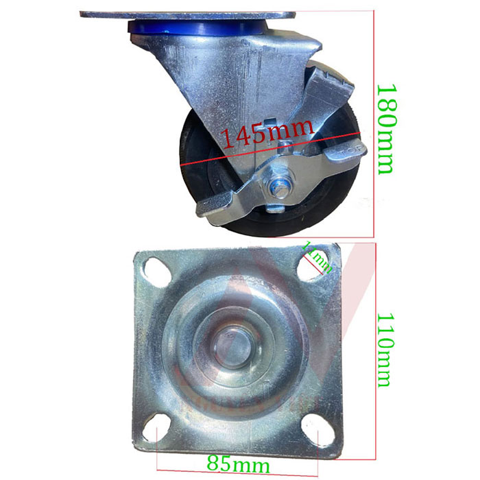 BÁNH XE ĐẨY HÀNG CHỊU LỰC D=150mm